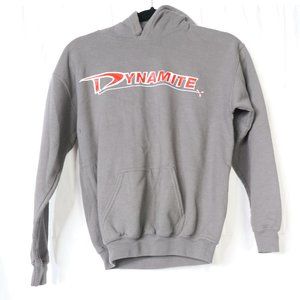 Large Gray Graphic Hoodie